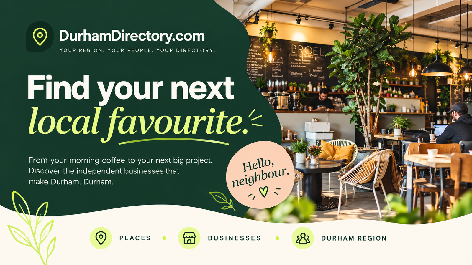 Durham Directory website homepage