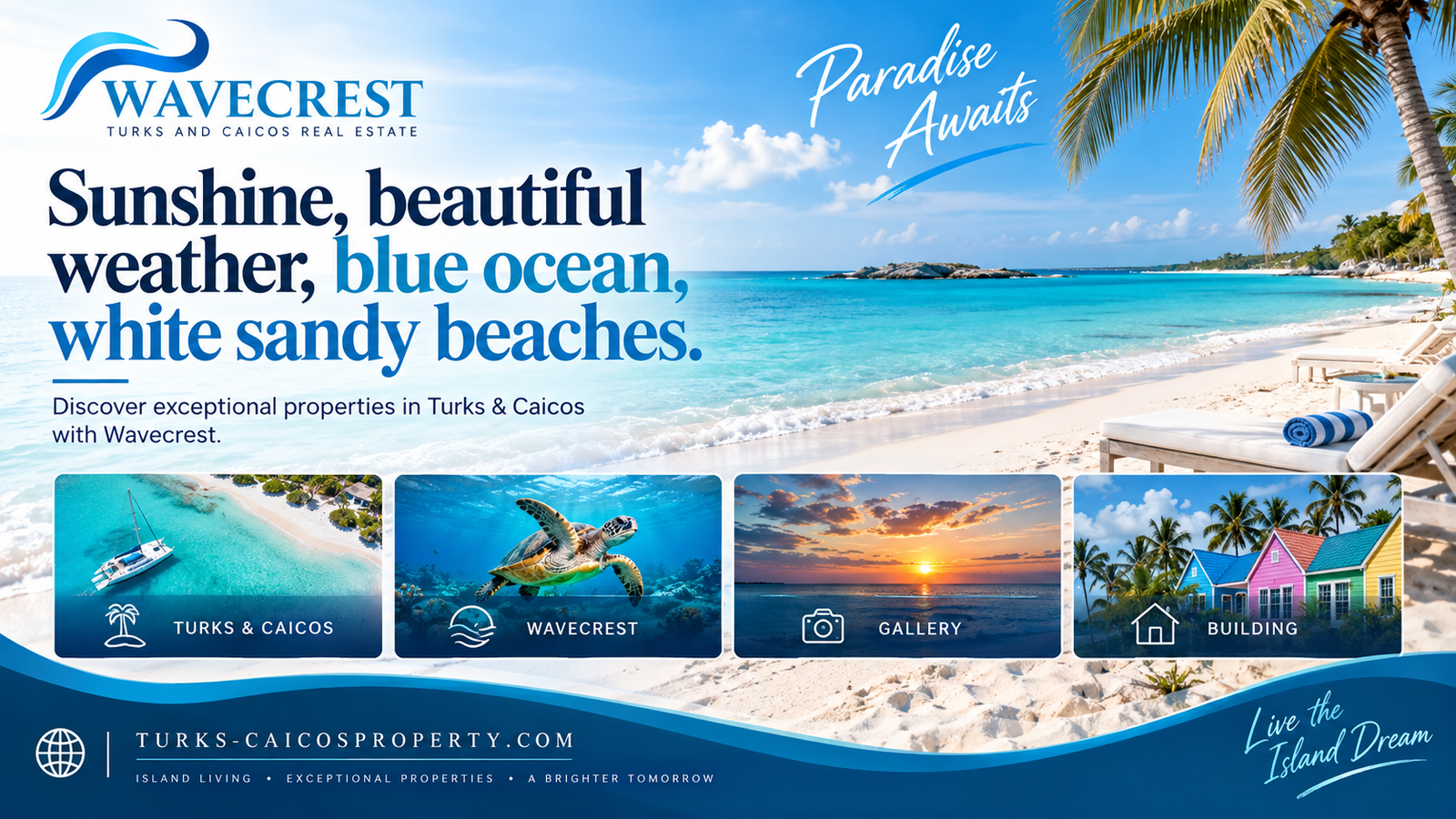 Turks Caicos Property website