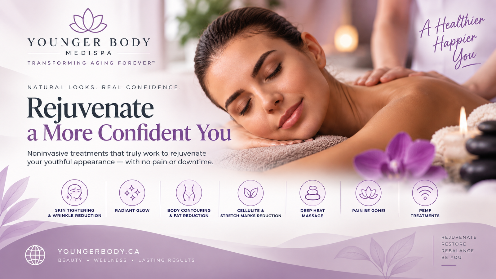 Younger Body MediSpa website