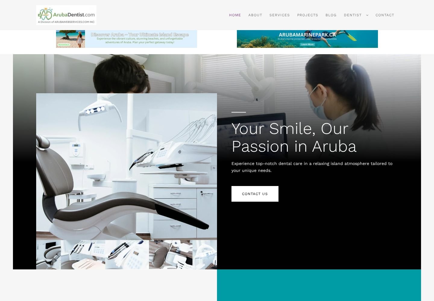 Aruba Dentist website project