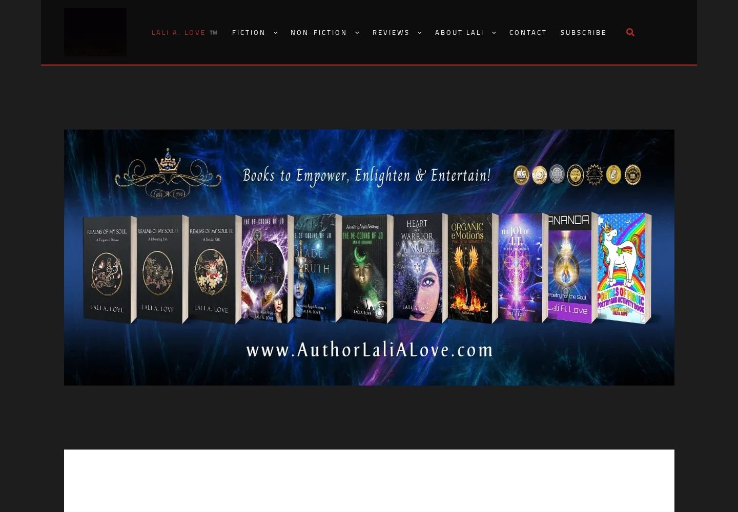 Author Lali A. Love website project