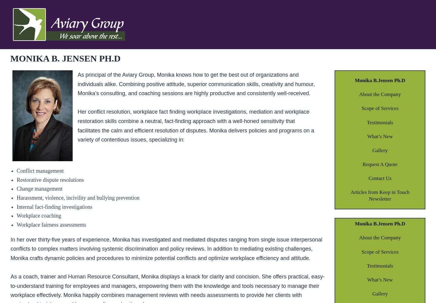 Aviary Group website project