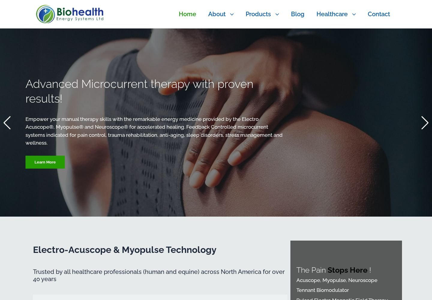 Bio Health website project