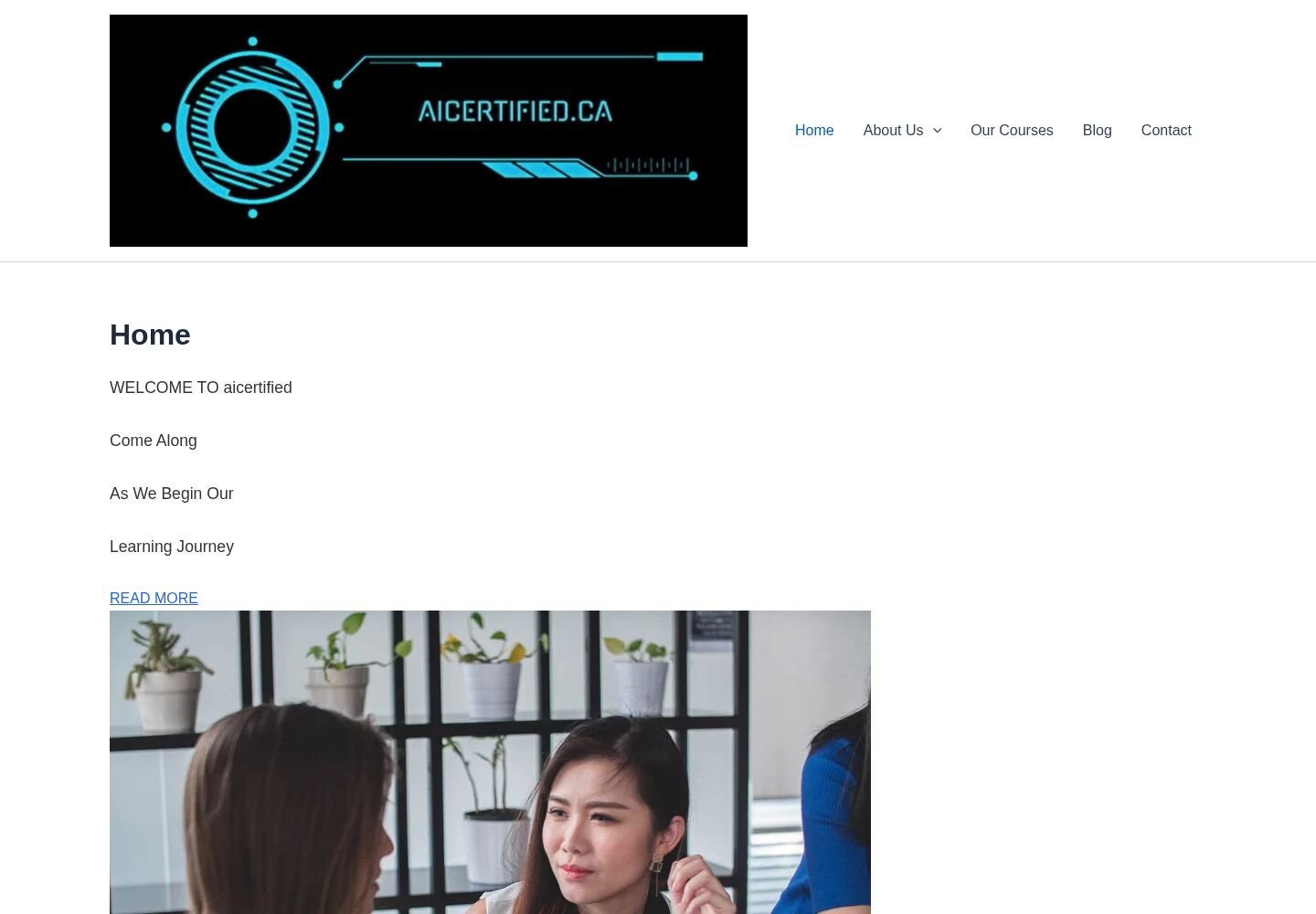 ai certified website