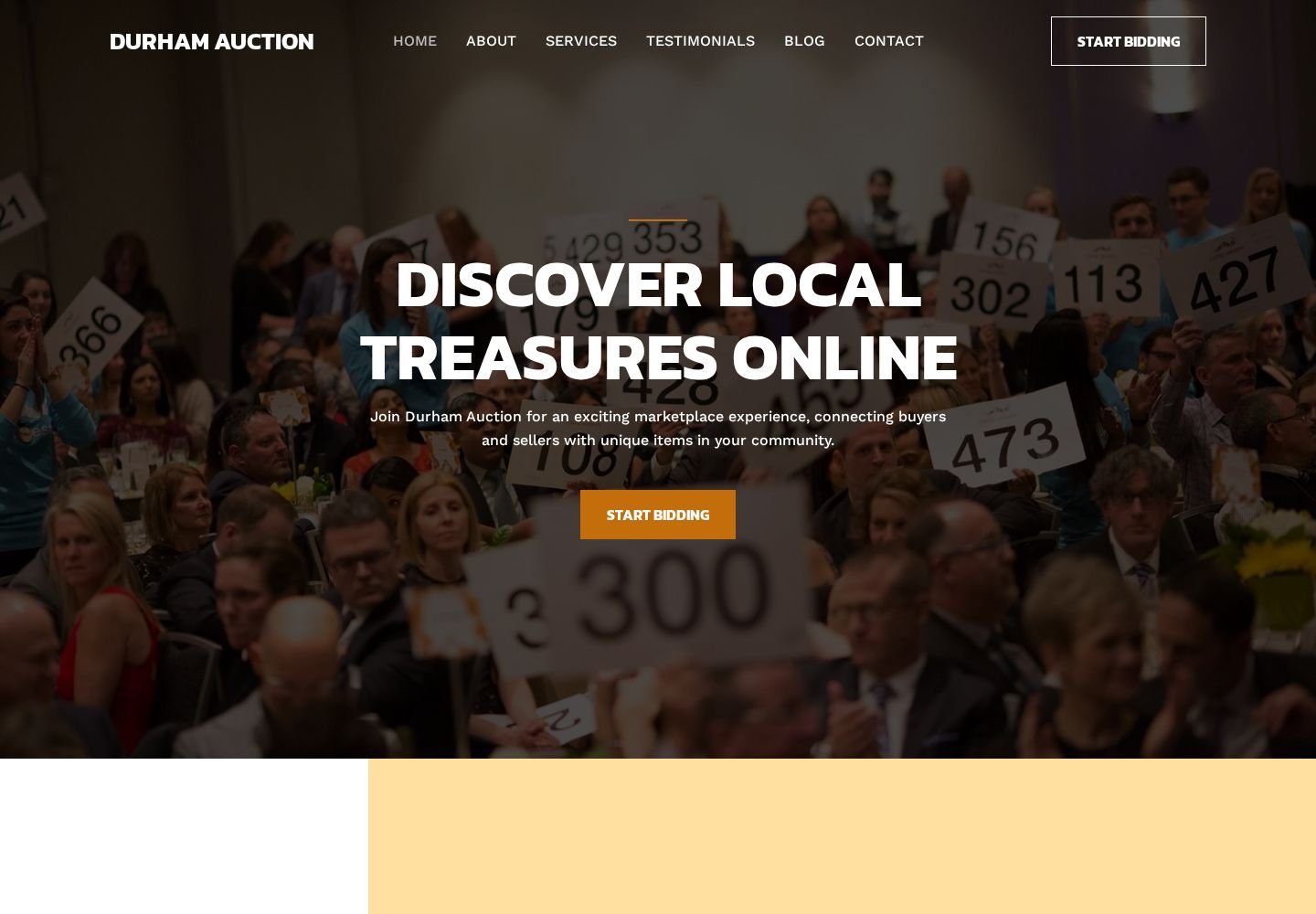 Durham Auction website project