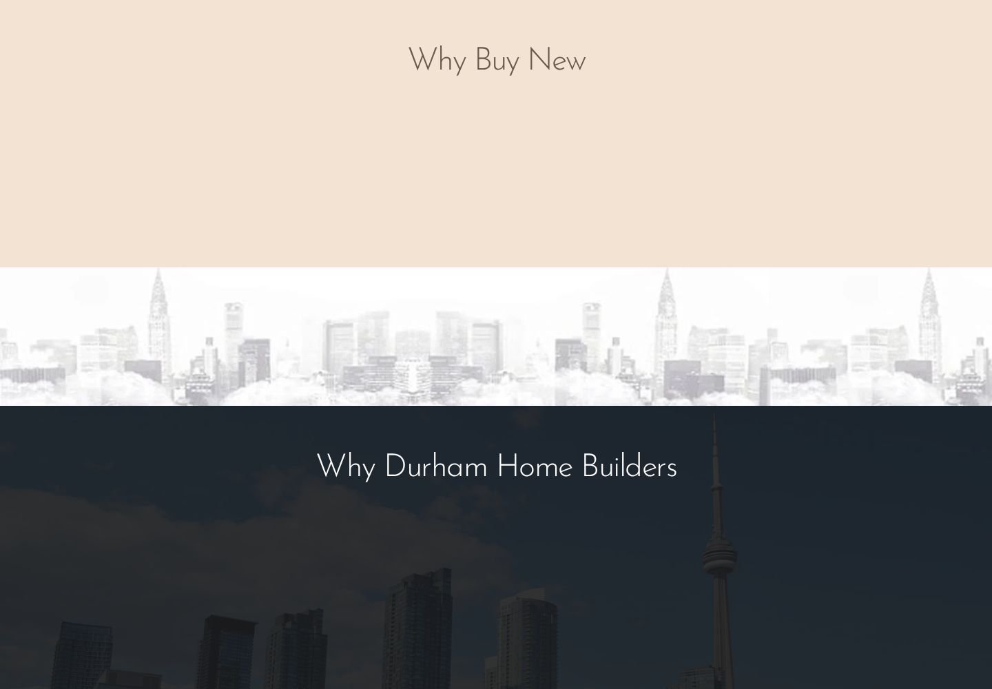 Durham Home Builders website project