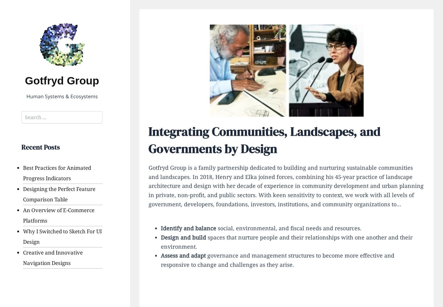 Gotfryd Group website project