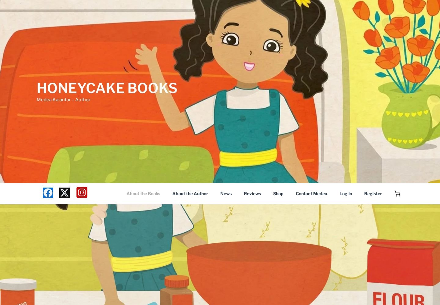 Honey cake Books website project