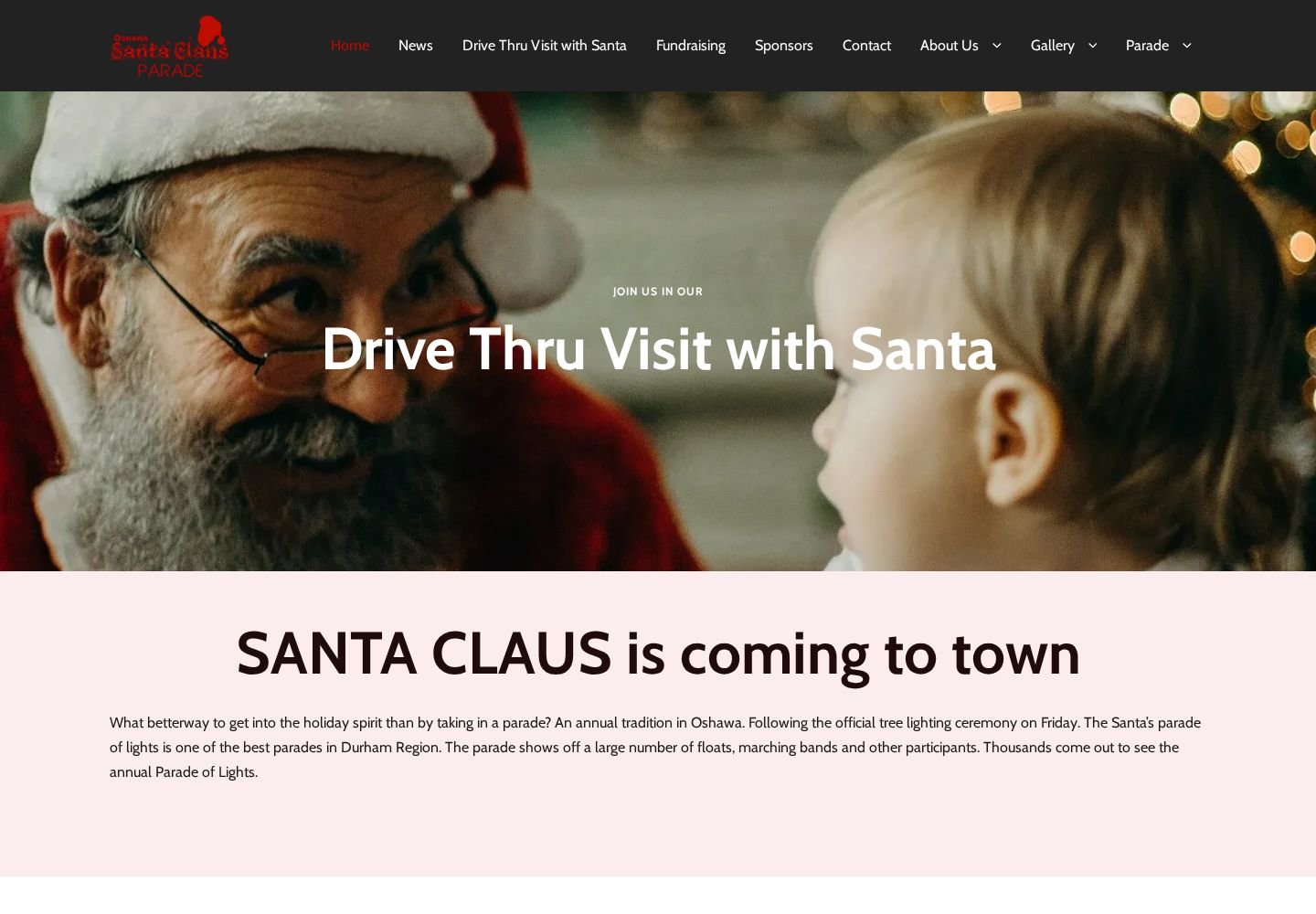 Oshawa Santa Clause website