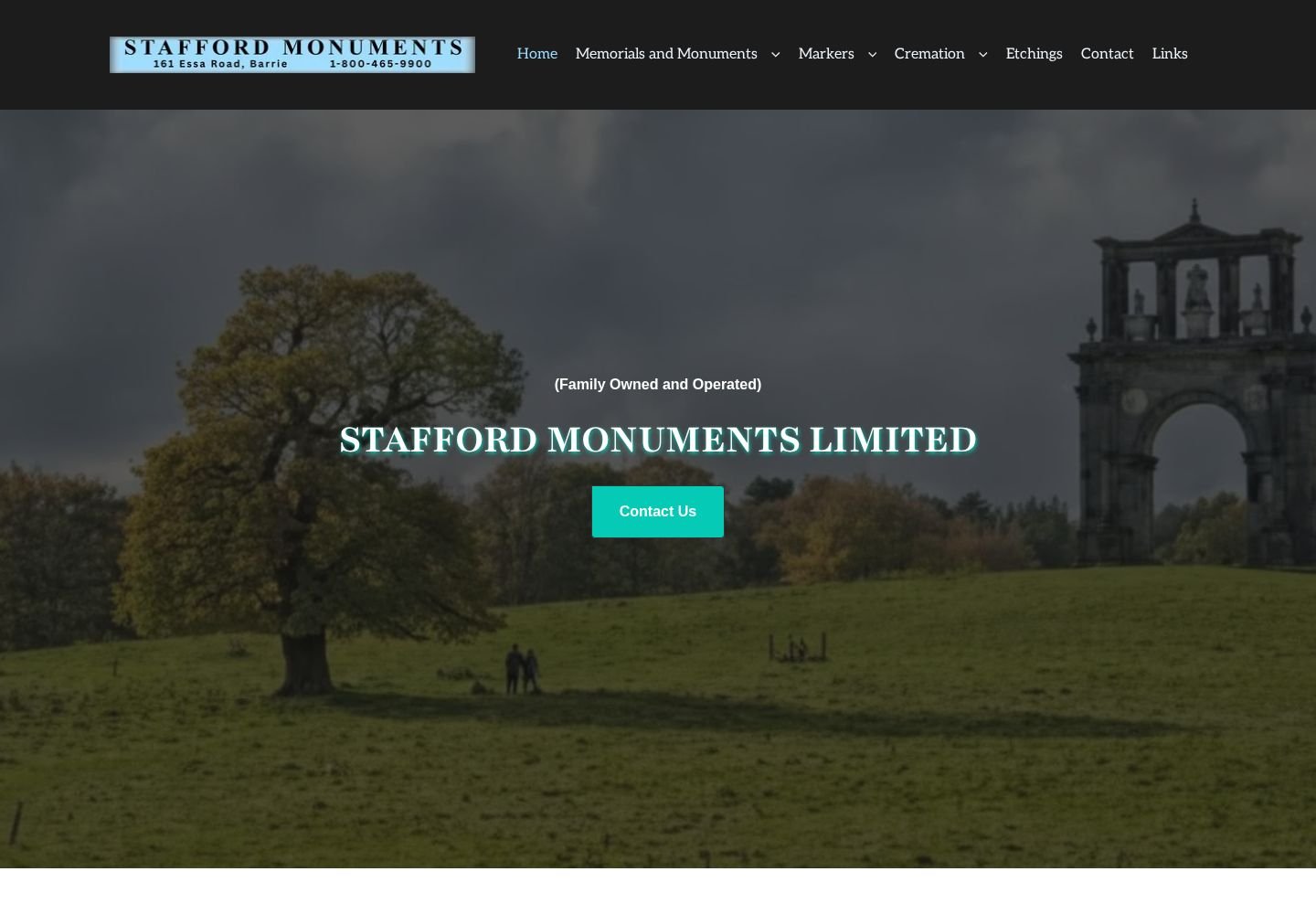 Stafford Monuments Limited website project