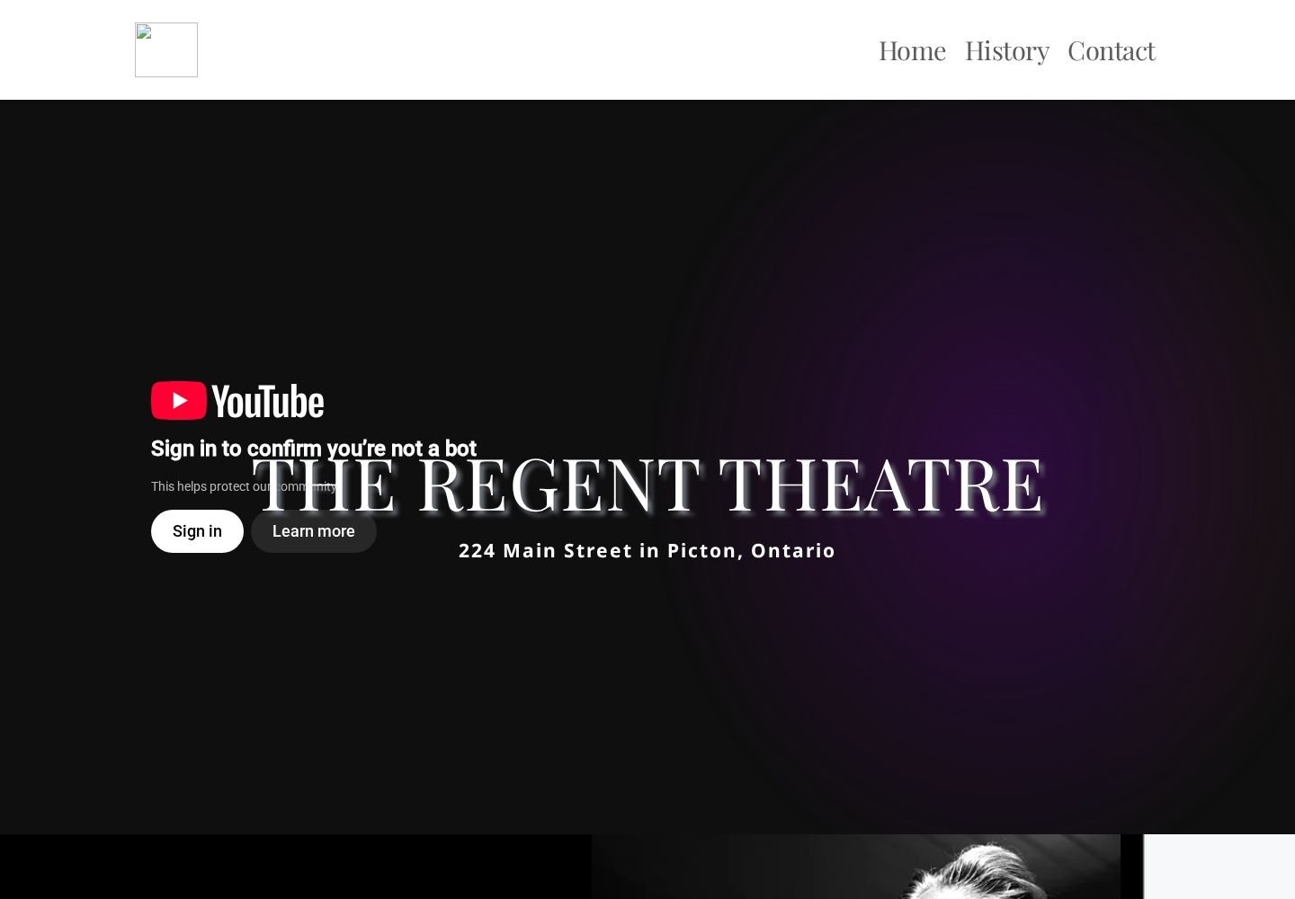 The Regent Theatre website project