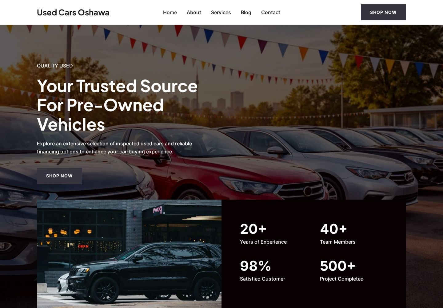 Used Cars Oshawa website project