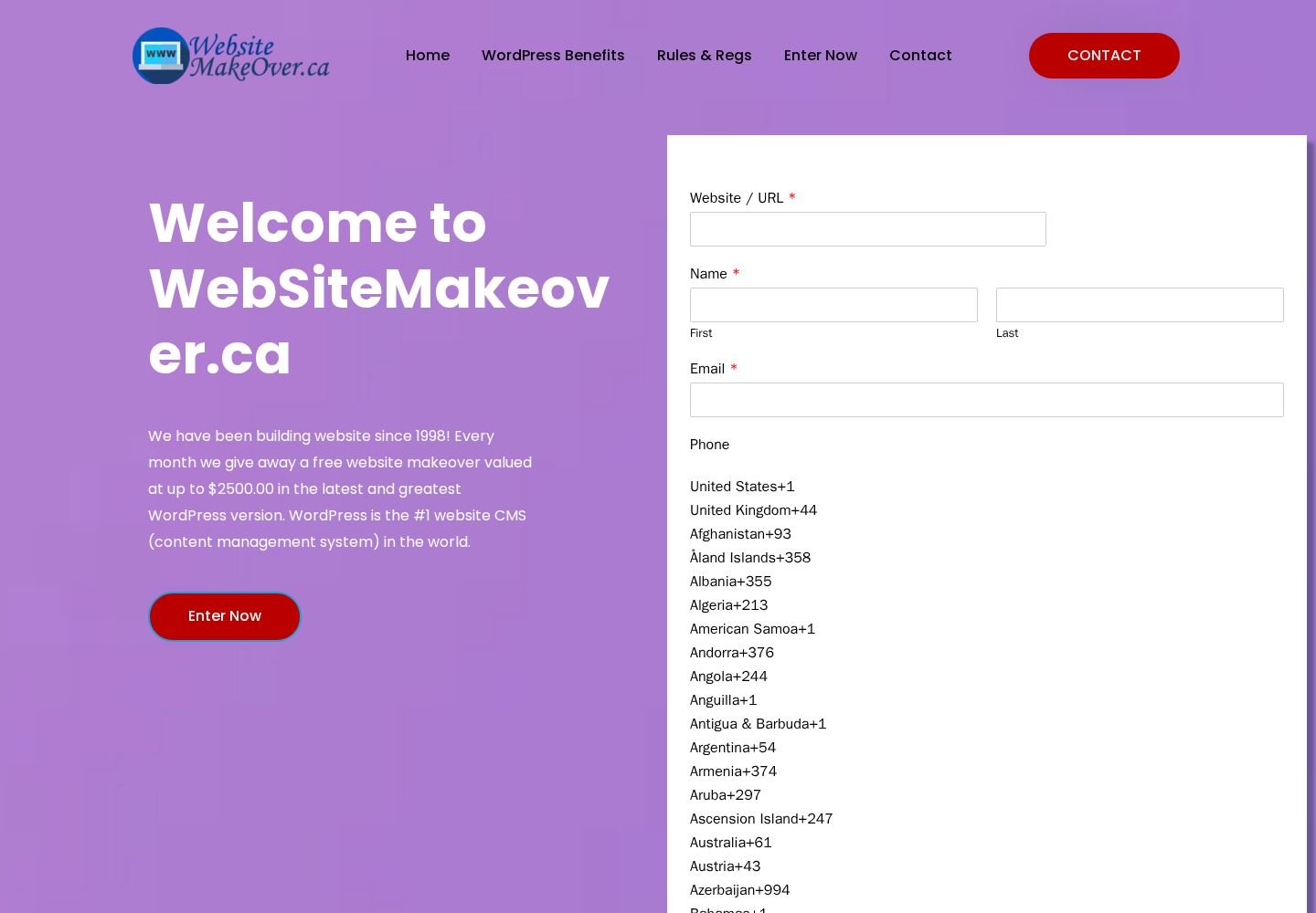 Website Makeover website project
