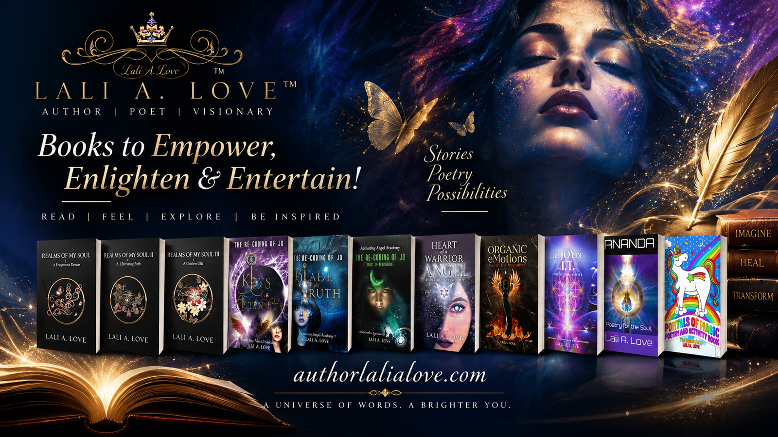 Author Lali A. Love website project