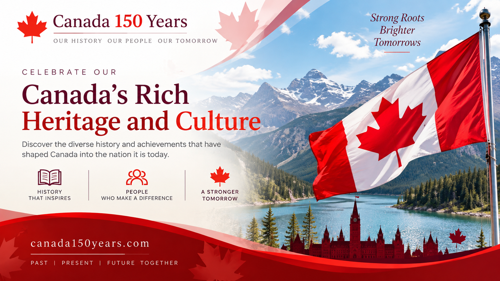 Canada 150 Years website project