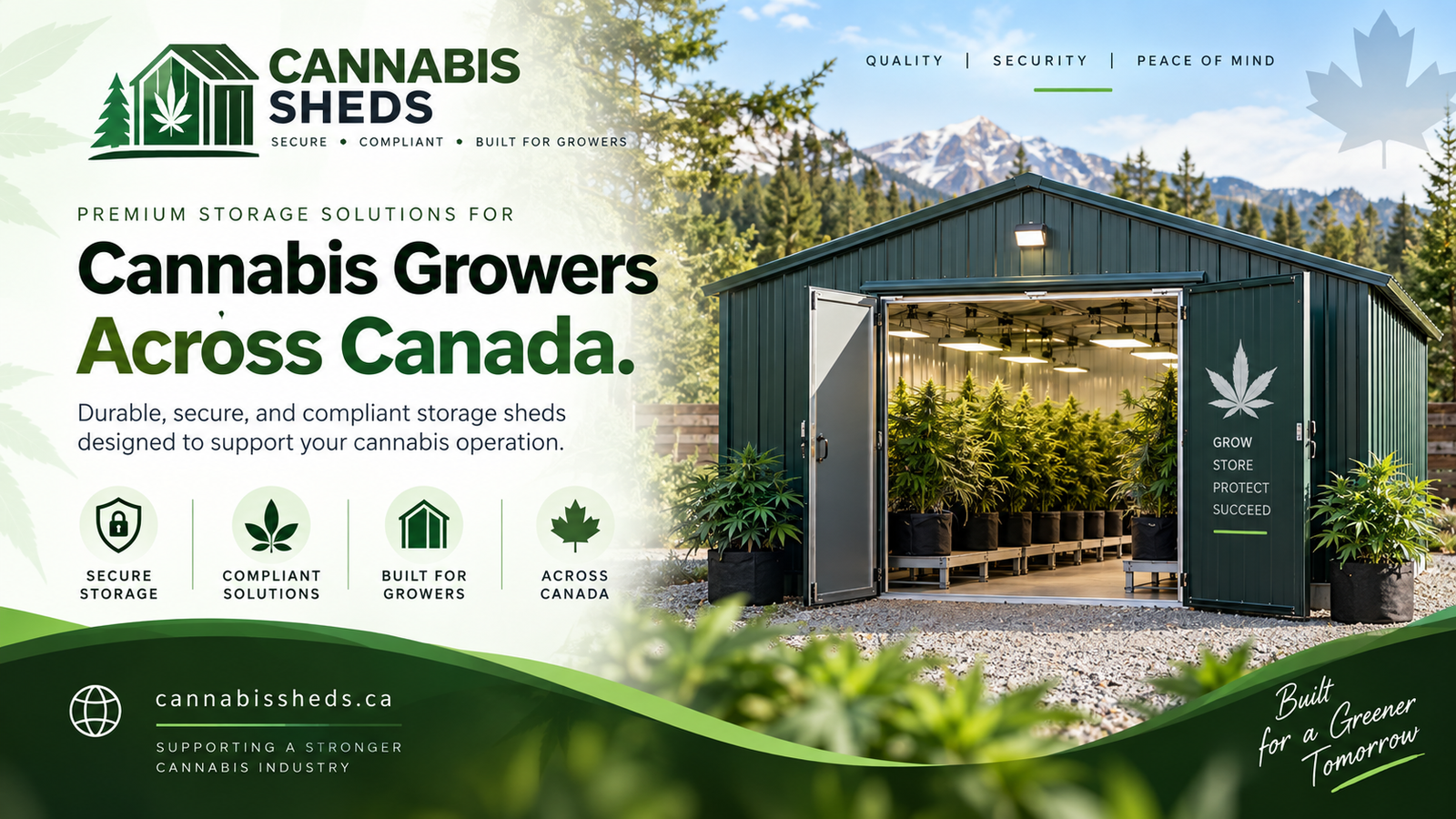 Cannabis Sheds website project