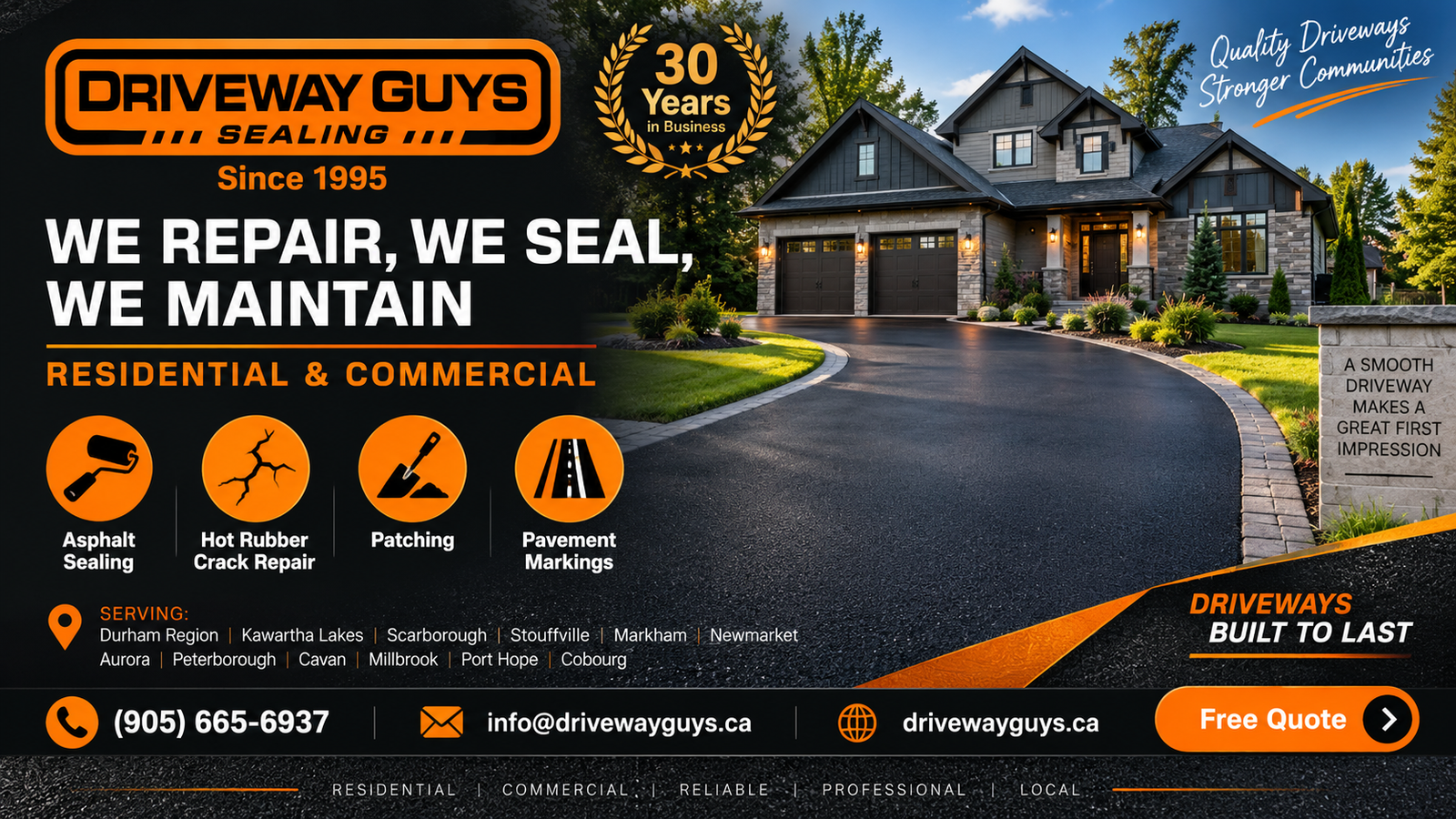Driveway Guys website homepage