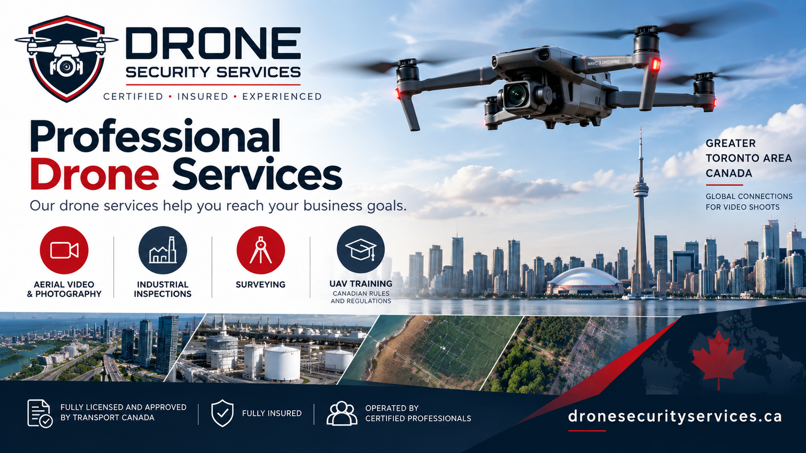 Drone Security Services website project