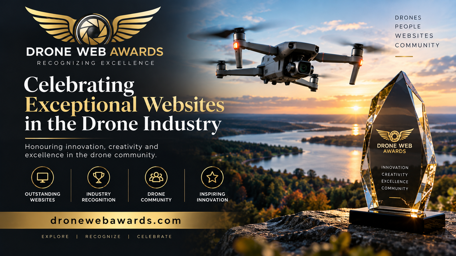 Drone Web Awards website project