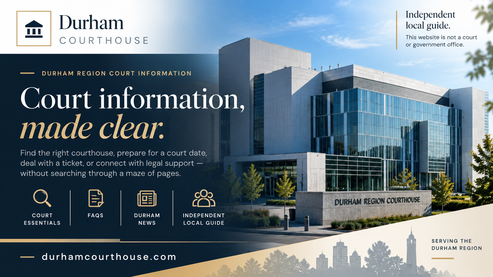 Durham Court House website project