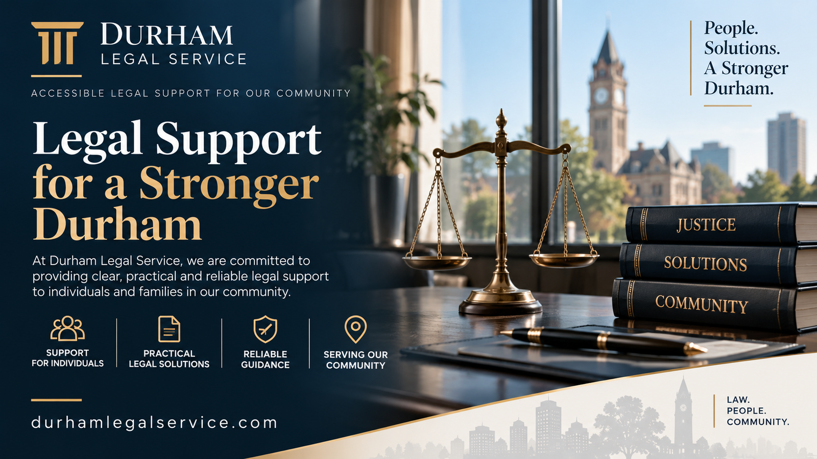 Durham Legal Service website project