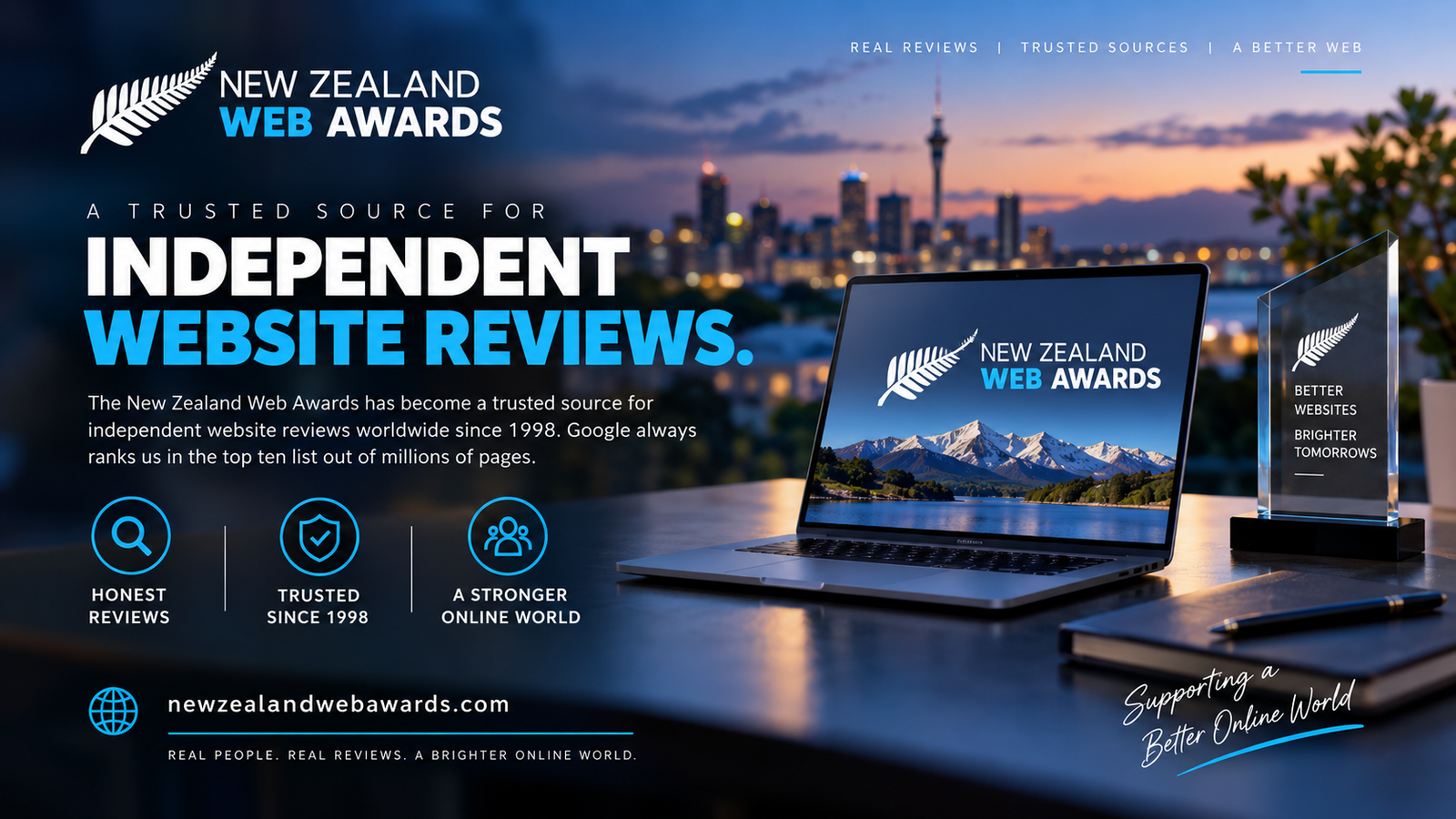 New Zealand Web Awards website project