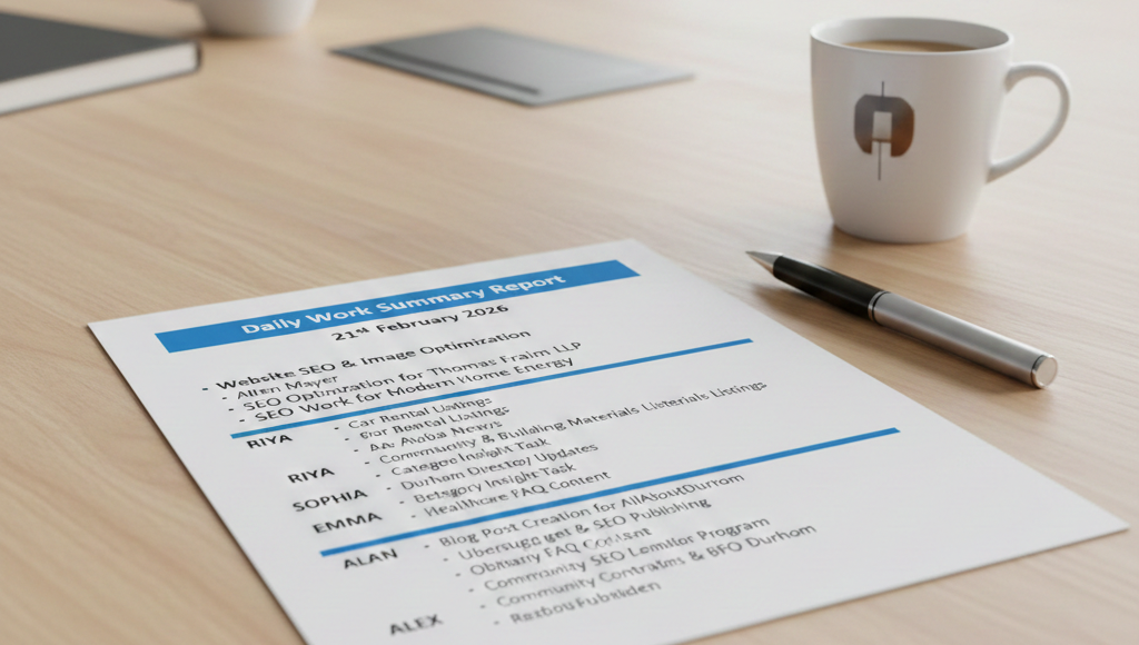 TASK SUMMARY TASK SUMMARY