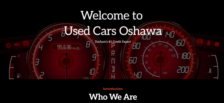 Used Cars Oshawa Screenshot 2026 02 05 204507 768x353