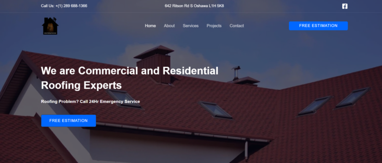 Lionheart Roofing & Construction Screenshot 2026 02 08 203136 768x328