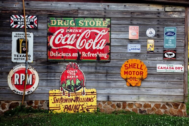 drug store drink coca cola signage on gray wooden wall 210126 768x512