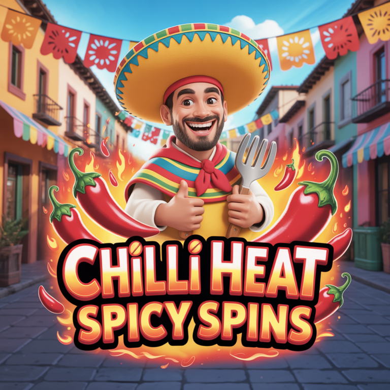 Road Legends Cruisers ideogram v3.0 A vibrant and explosive casino slot game artwork featuring a cheerful Mexican ch 0 768x768