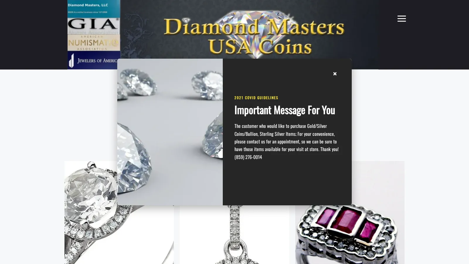 Diamond Masters USA Coins