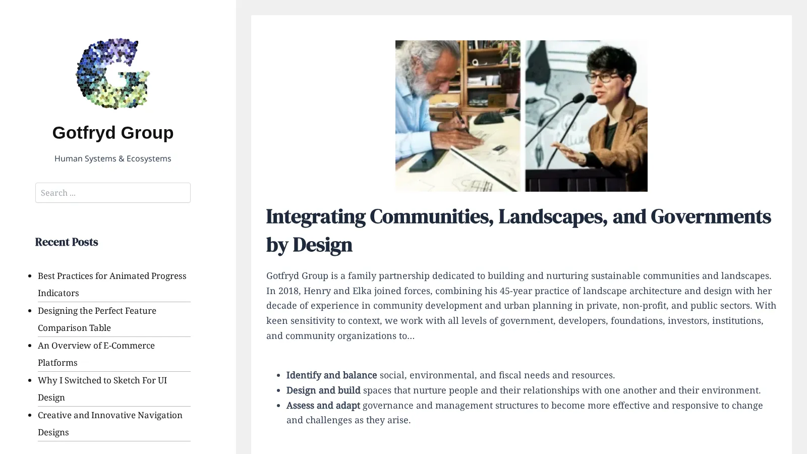Gotfryd Group website project