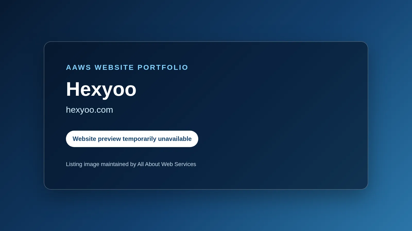 Hexyoo website project