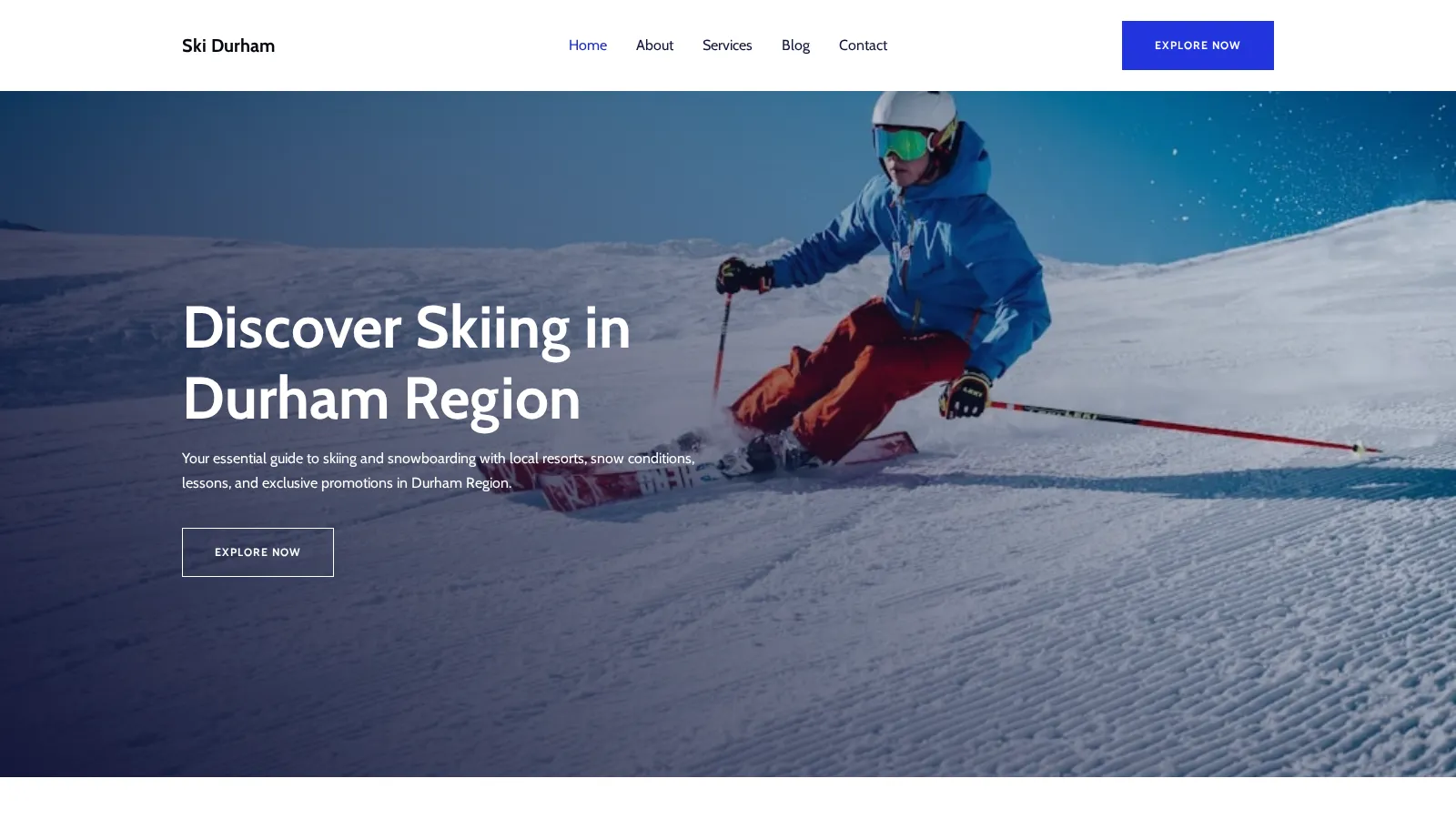 Ski Durham website project