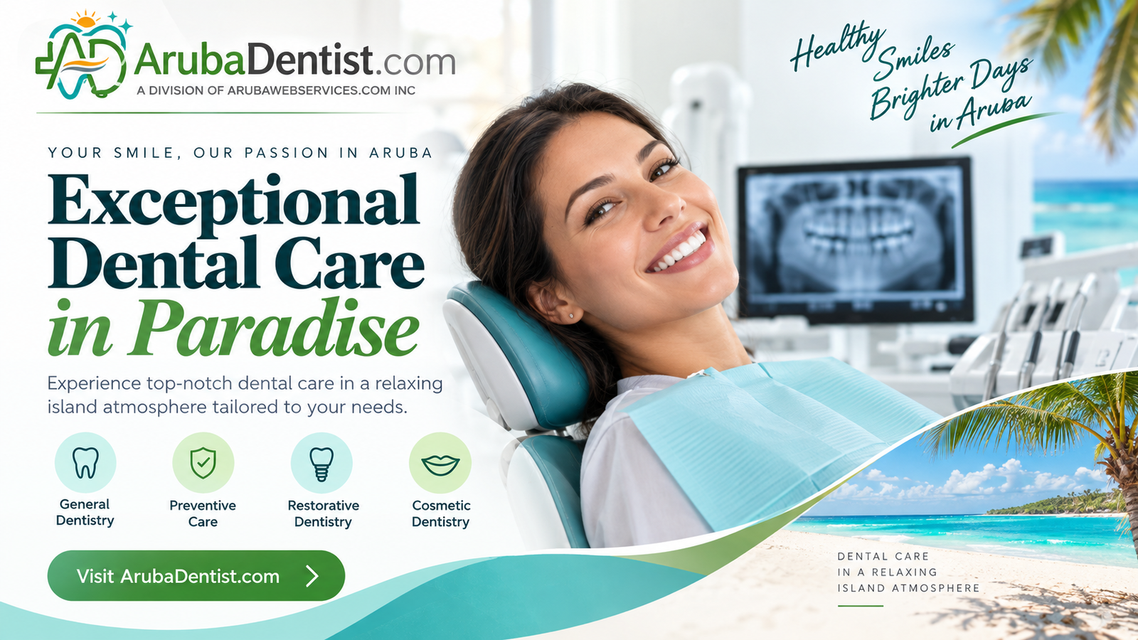 Aruba Dentist website
