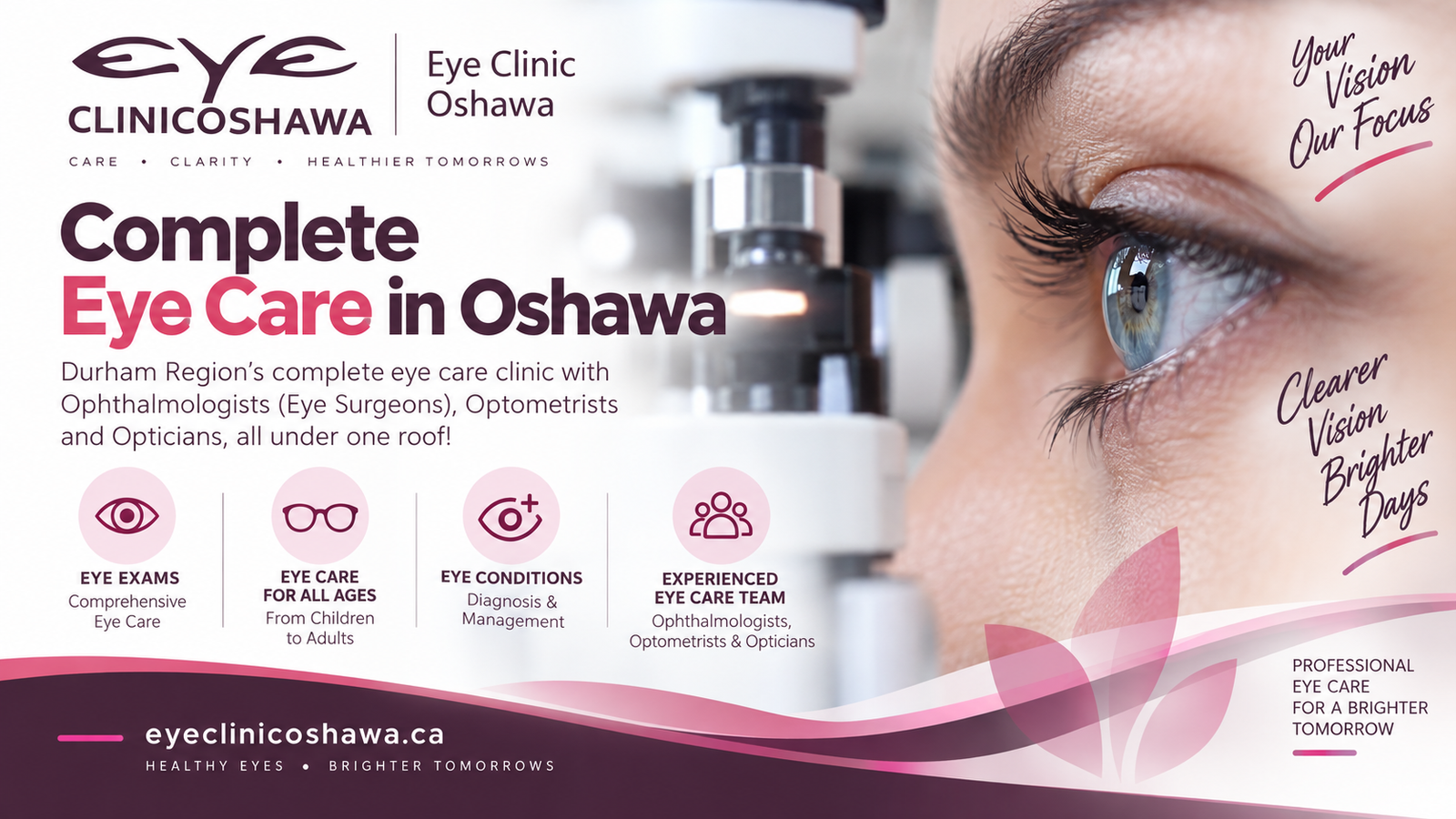 Eye Clinic Oshawa website project