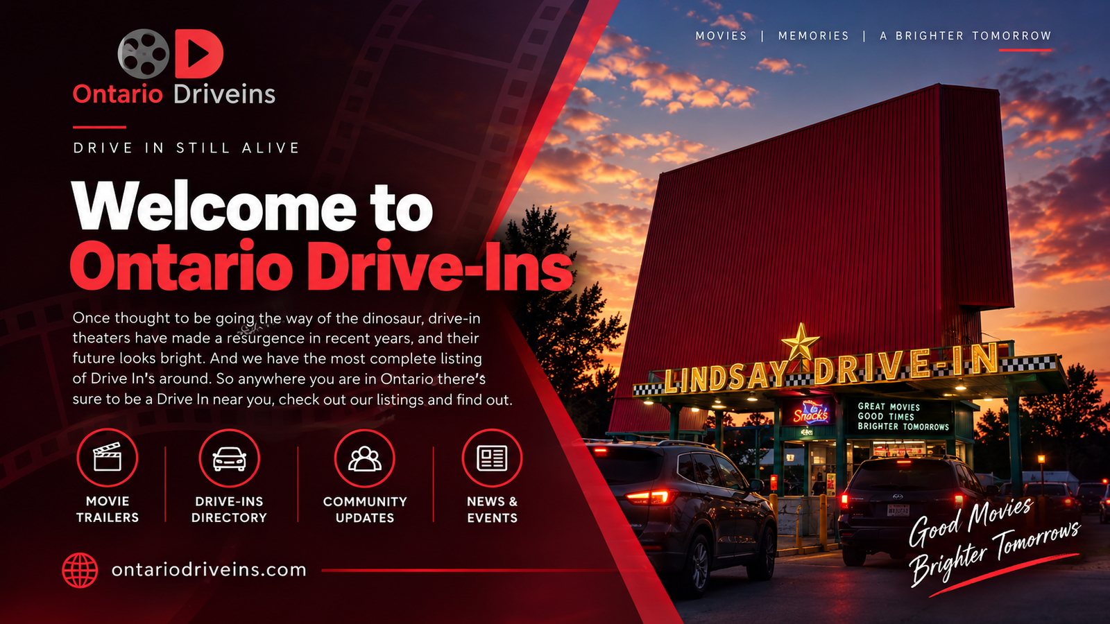 Ontario Drive-Ins website