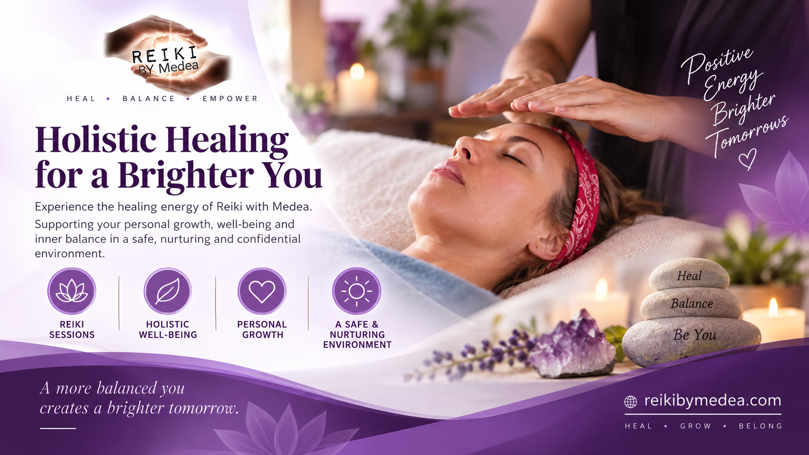Reiki By Medea website project