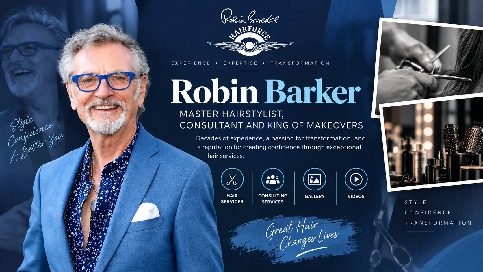 Robin Barker website project