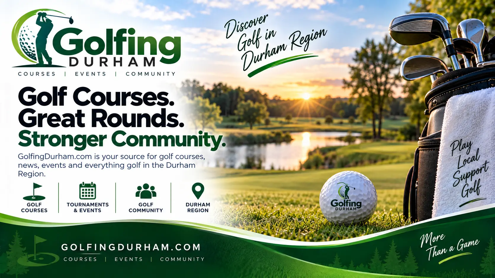 Golf in Durham website