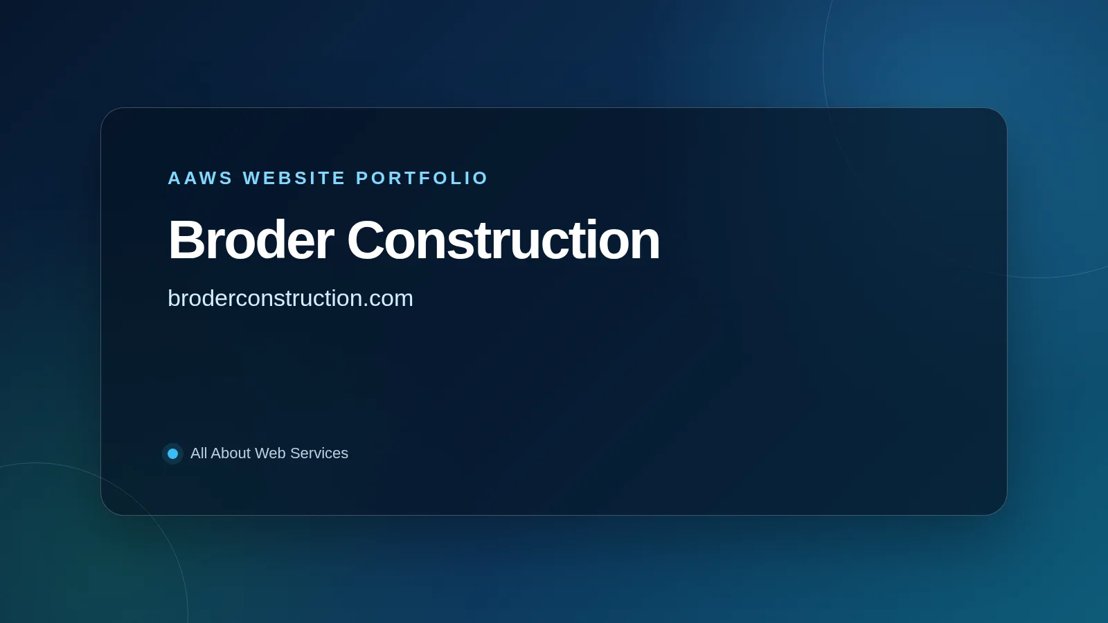Broder Construction