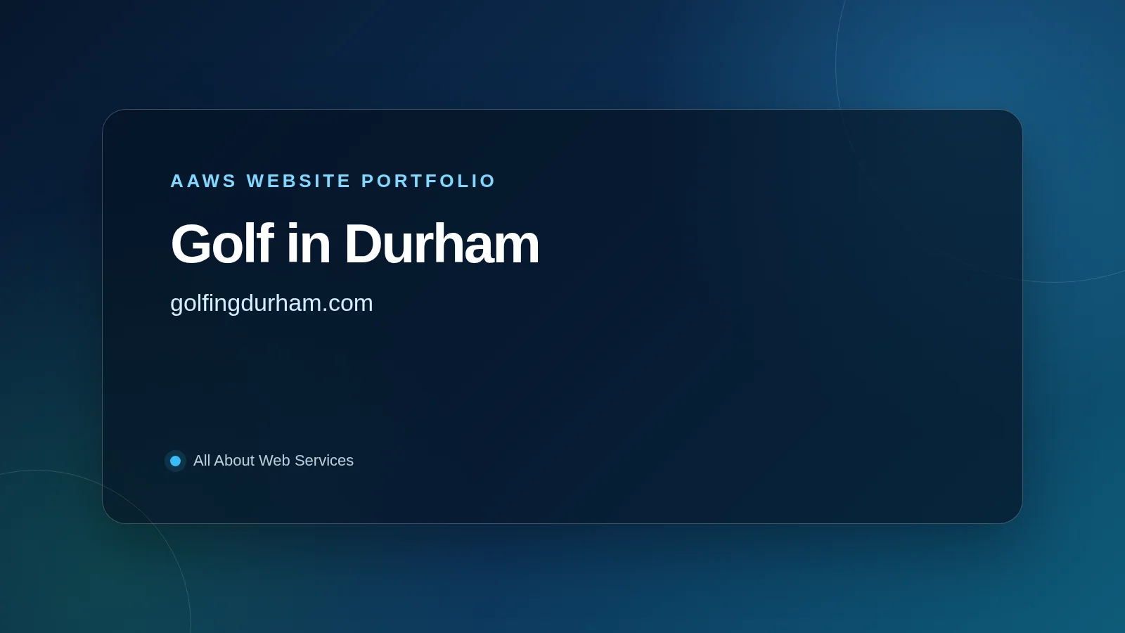 Golf in Durham project image 2