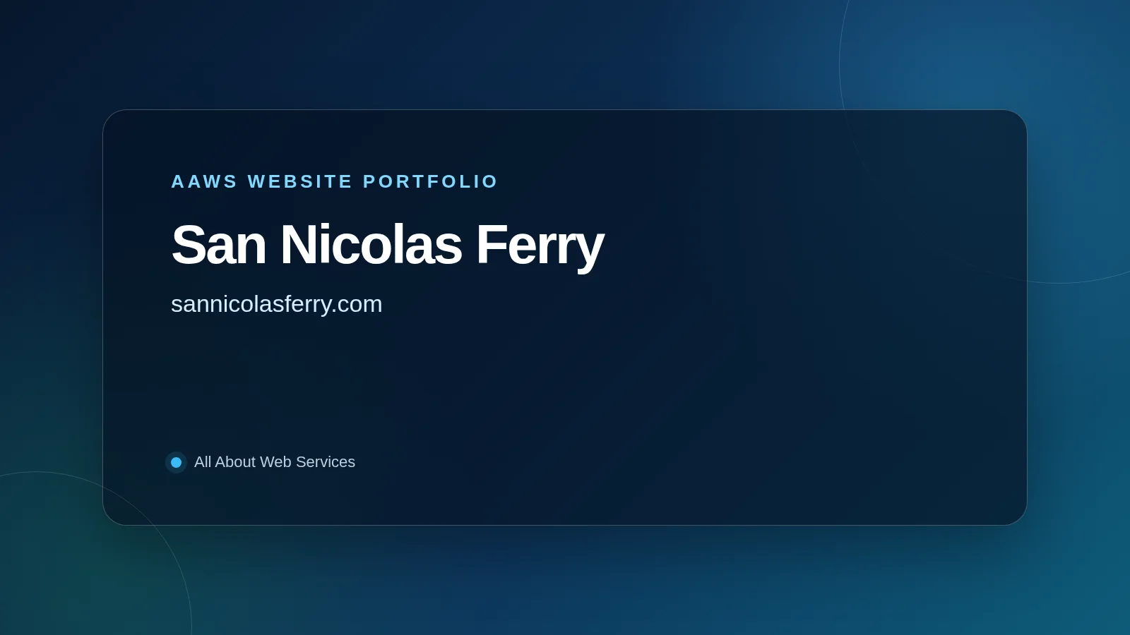 San Nicolas Ferry project image 2