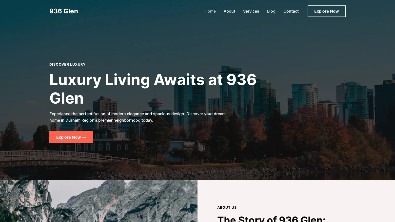 936 Glen website project
