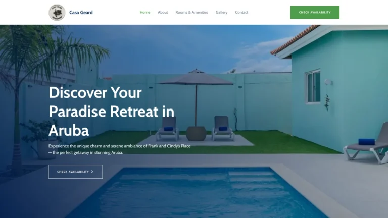 Casa Geard website preview
