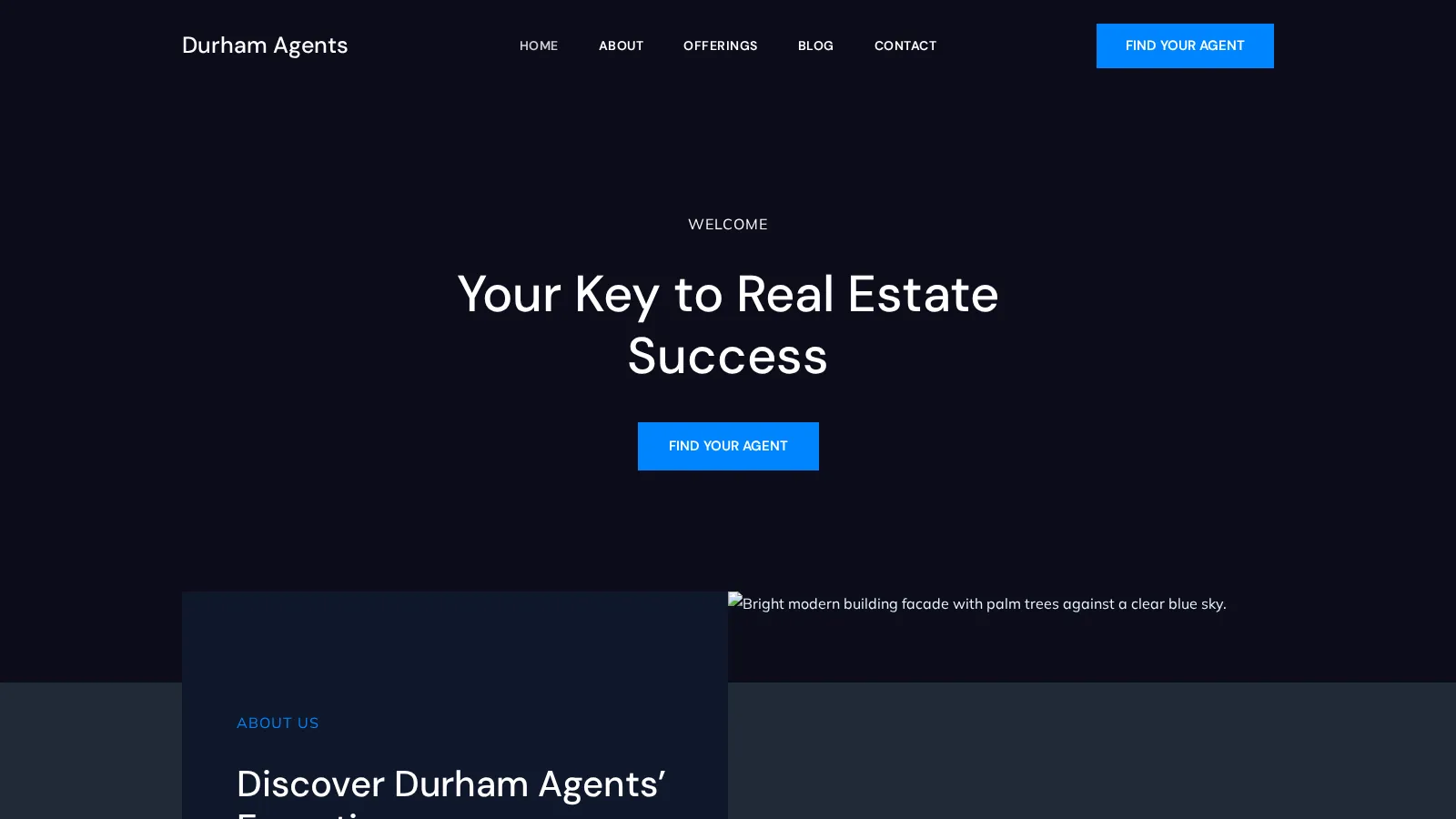 Durham Agents website