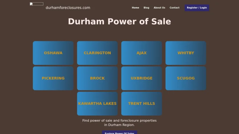 durhamforeclosures.com website preview