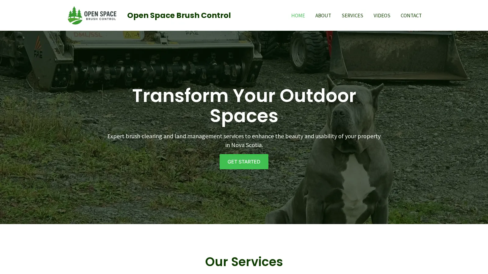 Open Space Brush Control website