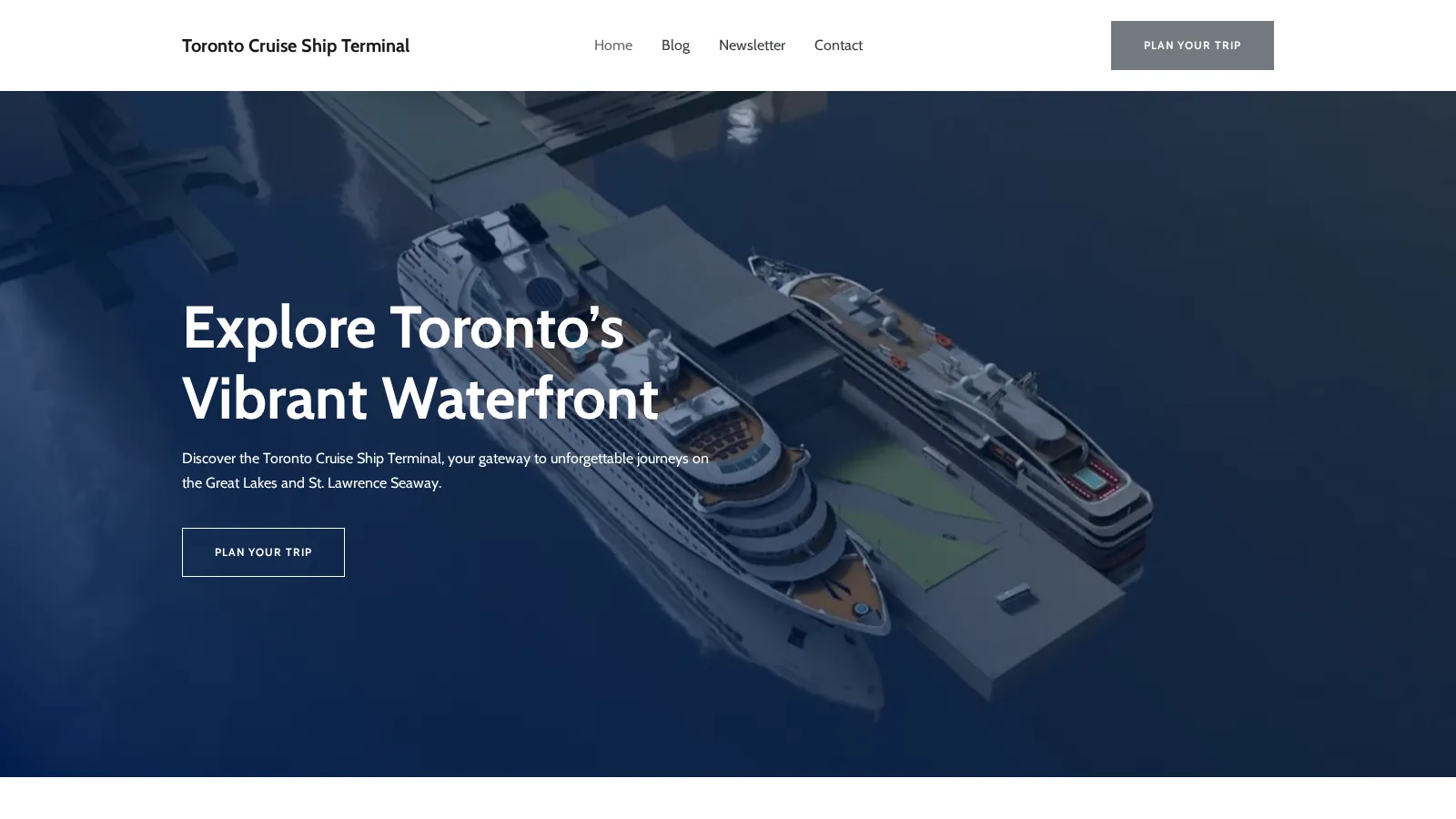 Toronto Cruise Ship Terminal website